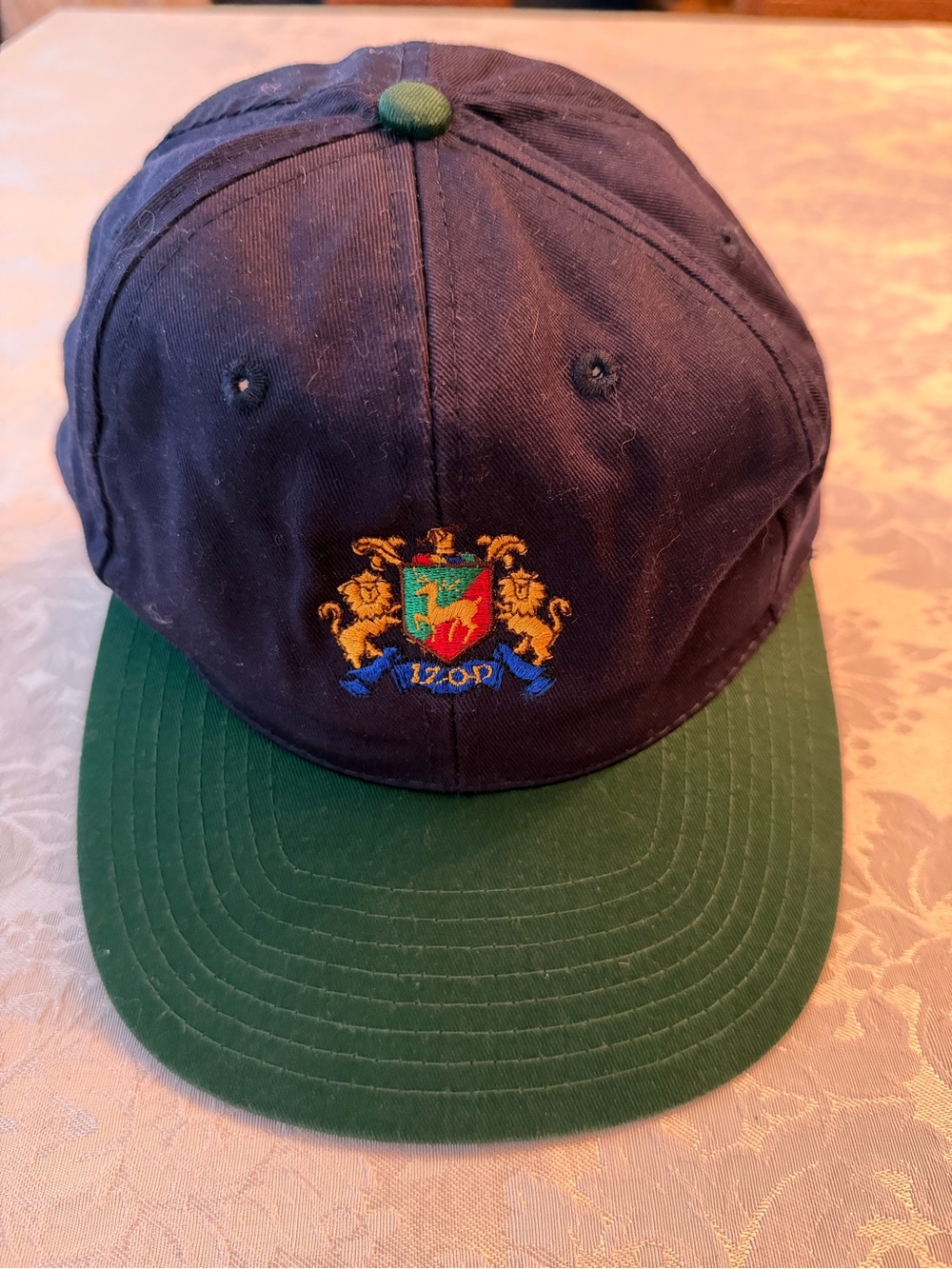 Izod Baseball Cap with Embroidered Crest